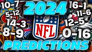 2024 NFL WINLOSS Predictions For All 32 Teams [upl. by Dygal]