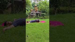 Yoga for back pain motivation fitness trending youtubeshorts shorts yoga youtube backpain [upl. by Adirem]