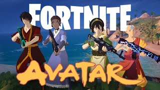 Avatar The Last Airbender Characters Playing Fortnite [upl. by Gladine954]