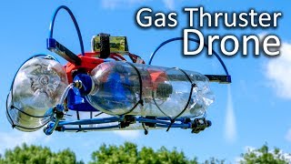 Gas Thruster Controlled Drone [upl. by Dorcea]