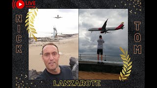 🔴Live  LANZAROTE AIRPORT  Planespotting [upl. by Raychel]