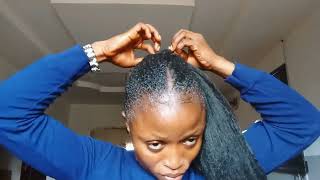 A QUICK DIY HAIRSTYLE INSPO 4u hairstyle simplehairstyle diyhairstyle [upl. by Brelje50]