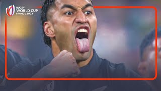 All Blacks INCREDIBLE Rugby World Cup 2023 final haka [upl. by Nichols]