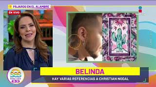 REFERENCIAS a Nodal y Cazzu en Cactus el nuevo video de Belinda  Sale el Sol [upl. by Marget]