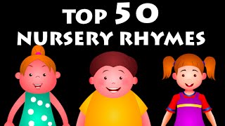 Top 50 Rhymes For Kids  Nursery Rhymes Collection For Children [upl. by Ciryl662]