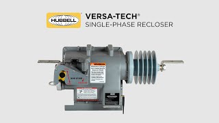 Hubbell® VersaTech® SinglePhase Recloser  Programming [upl. by Schwab]