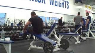 Killer Tricep Exercise  Decline Bench Tricep Extensions [upl. by Spada]