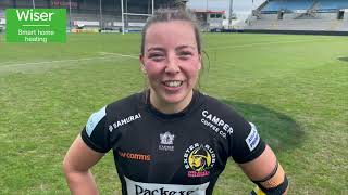 Eilidh Sinclair  PostMatch Reaction  Saracens H [upl. by Maddalena]