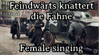 Gesche  Feindwärts knattert die Fahne German Post War Song [upl. by Adao]