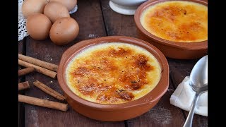 Crema catalana receta tradicional [upl. by Yecak]