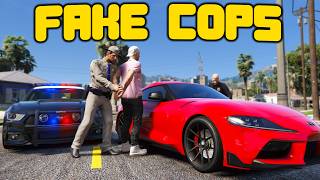 Fake Police Department Robs Civilians In GTA 5 RP [upl. by Josias]