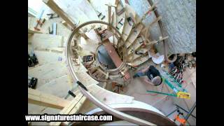 Staircase Construction Timelapse amp Finished Photos  Signature Staircase Corp [upl. by Siegfried]