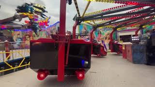 Mckeans Tip Top on ride  Ilkeston Charter Fair 2021 [upl. by Achorn]