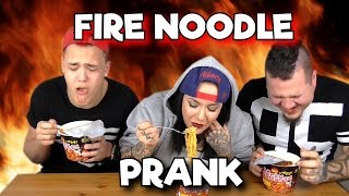 Korean Fire Noodle Prank  Harakiri korv  Svenskt prank [upl. by Mezoff]