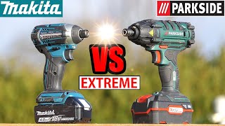 PARKSIDE PDSSA 20LI VERSUS MAKITA DTD154 visseuse à chocs impact driver [upl. by Leblanc]