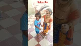 తాడిపుడమ్మా తల్లి గుడికి వెల్లం🙏 SaisaWorld4566 trending viralvideo devotional cutebaby [upl. by Fabyola]