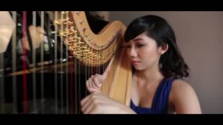 Kiss The Rain Yiruma Covered by Harpist Sarah Wong [upl. by Tnerb]