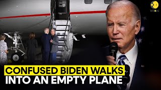 Did US President Joe Biden walk into an empty plane  WION Originals [upl. by Chavez]