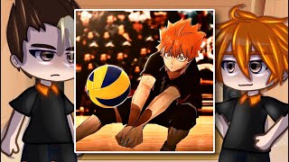 Haikyuu React To Hinata Shoyo  Gacha Club [upl. by Dory]