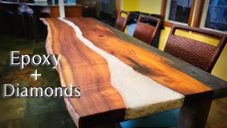 Epoxy  Real Diamonds 💎 Learn to Build Epoxy Tables that are Worth Thousands  Stone Coat Epoxy [upl. by Klenk]