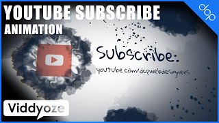 YouTube Subscribe Animation  Viddyoze Tutorial [upl. by Virginie]