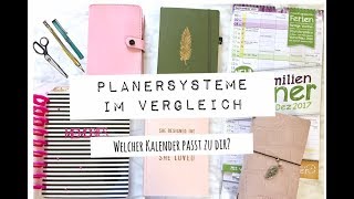 Planersysteme im Vergleich  TAG  Welcher Kalender passt zu Dir  deutsch  planenaufpapier [upl. by Atnes]