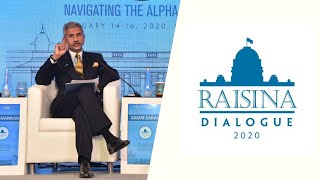 EAM Dr SJaishankar in conversation at the Raisina Dialogue 2020 [upl. by Agemo]