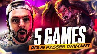 5 GAMES SEULEMENT pour PASSER DIAMANT et TOUT SAVOIR sur DARIUS [upl. by Yelyab]