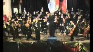 Santiago Erráez V mosaico de Julio Jaramillo con la orquesta sinfónica de Loja [upl. by Drofnelg516]