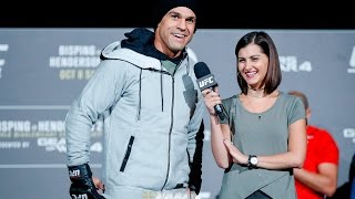 UFC 204 Vitor Belfort Workout Scrum [upl. by Sunshine]