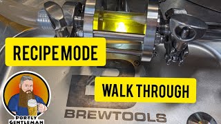 Brewtools Brewing System B40 B80 recipe mode walkthrough [upl. by Ahselat]