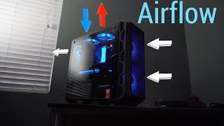 Cooler Master H500  Best Top Fan Configuration Exhaust Or Intake [upl. by Polard]