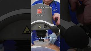 REANIMACIÓN CARDIOPULMONAR CON DISPOSITIVO LUCAS 🤖 shorts cardiologia rcp lucas [upl. by Icam735]