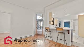 Appartement Le PlateauMontRoyal 535 000  À vendre par Proprio Direct [upl. by Enileme796]