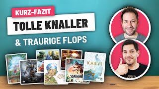 Völlig überraschende Brettspiel Neuheiten im Kurzfazit [upl. by Aenaj389]