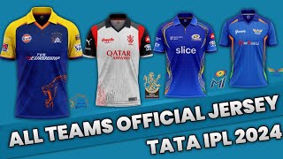 IPL 2024 All Team New Jersey Launched  TATA IPL 2024 All Team New Jersey  IPL Team New Jersey 2024 [upl. by Ynoble401]