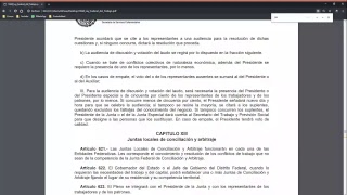 Ley Federal del trabajo en México TITULO ONCE Autoridades del Trabajo y Servicios Sociales 22 [upl. by Odraner997]