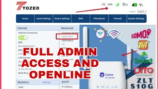 Globe ZLTS10G Debrand  Openline amp Fully Admin Access 2033 [upl. by Ailemaj]