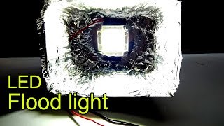 LED flood light  how to make at home [upl. by Adlev860]