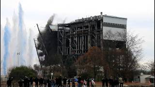 Demolition centrale thermique de Vaires sur Marne [upl. by Asli103]