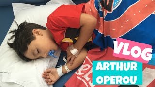 VLOG Cirurgia do Arthur  Amigdalectomia  Adenoidectomia  Juliana Palma [upl. by Ephrayim]