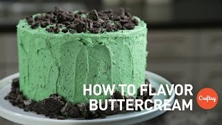 Flavored Buttercream Recipe for Cake Frosting  Craftsy Cake Decorating [upl. by Morganne]