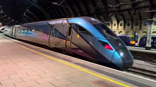 A Transpennine Express Class 802 Departs York Railway Station [upl. by Brig837]