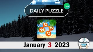 Wordscapes Daily Puzzle January 3 2023 Answer [upl. by Mazonson454]