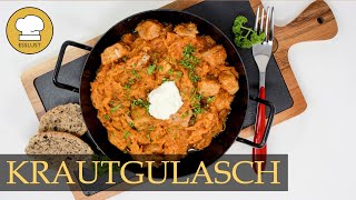 Deftiges KRAUTGULASCH  ungarische Küche [upl. by Amara]