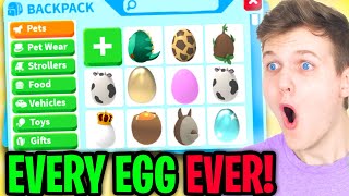 LankyBox Opened EVERY EGG Ever In Adopt Me HATCHING LEGENDARY EGGS [upl. by Wittenburg]