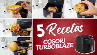 5 Recetas Deliciosas para tu Nueva Cosori Turbo Blaze que debes probar 🎉👨‍🍳 [upl. by Valente]