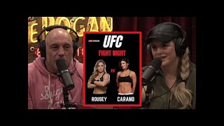 Joe Rogan Ronda Rousey vs Gina Carano  UFC Fight [upl. by Adnhoj]