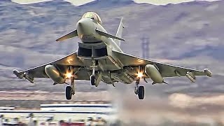 Multinational Fighter Jets Train At US Air Force Base [upl. by Atsyrc629]