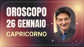 Capricorno ♑️ Venerdì 26 Gennaio 🔮 Oroscopo Paolo Fox  Impegnatissimi ma sereni [upl. by Nednarb]